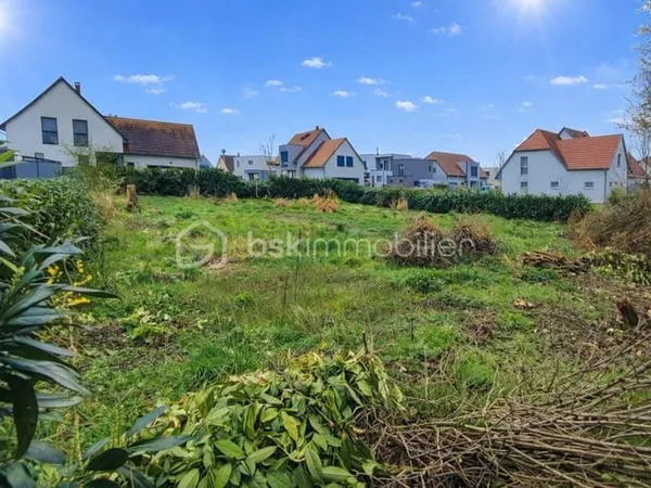 Terrain viabilisé 7,5 ares - Muntzenheim - Environnement idéal !