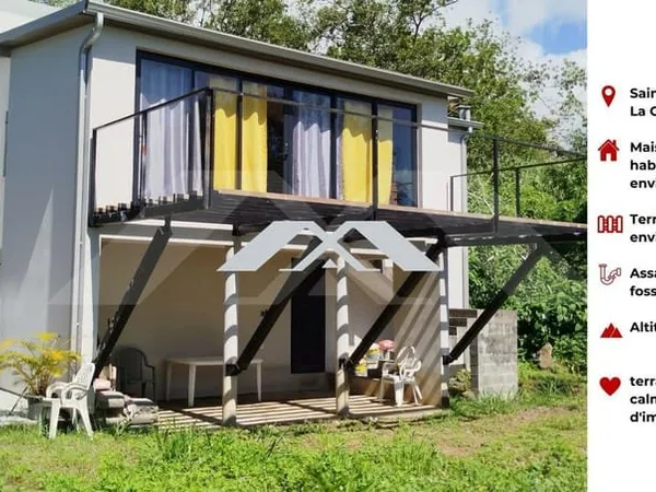 Maison 3 chambres 109 m² proche GHER Saint-Benoît - Terrain