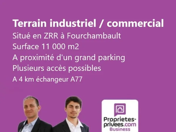 FOURCHAMBAULT - Terrain industriel ou commercial