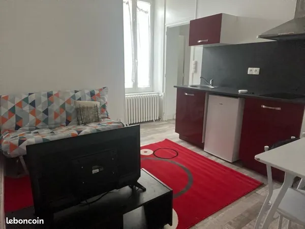Studio meublé 17 m2