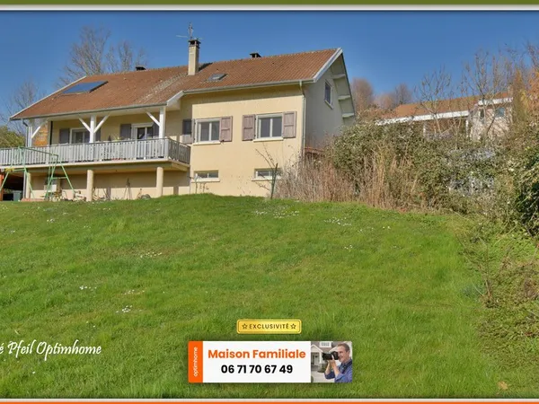 ESPACE 200M², VUE et LIBERTE D'ENTREPRENDRE ; GRANDE MAISON FAMILIALE SUR 1900M² DE NATURE