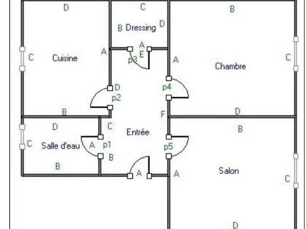 Appartement 2 pièces 33 m²