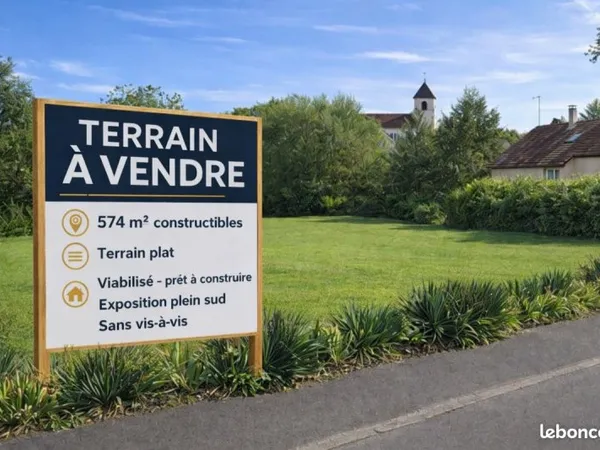Terrain 574 m² Geneuille