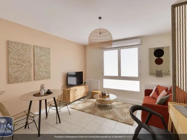Studio 1 pièce 36 m²