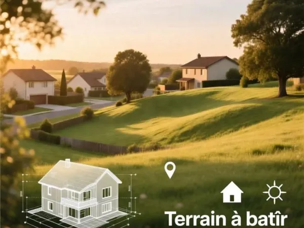 Terrain 500 m² Parville