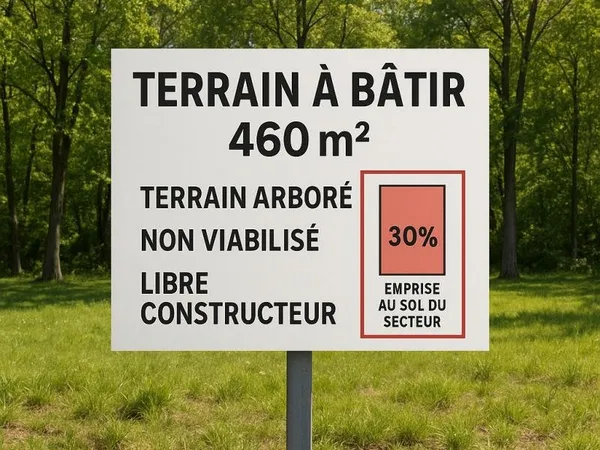 Uzès, 5km, terrain à bâtir