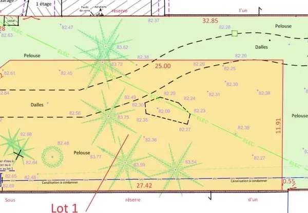 A vendre à Bessancourt terrain 324 m2