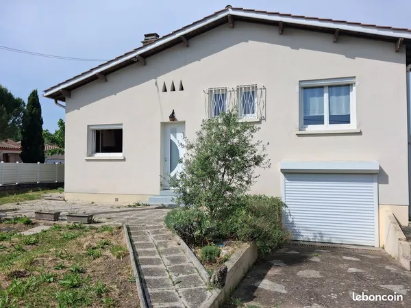 Maison 4 pièces 108m2 avec grand garage et raccordement fibre