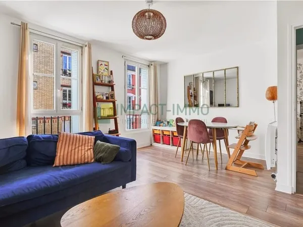 A VENDRE A CLICHY RUE KLOCK 3 PIECES EN ETAGE, COUP DE COEUR !