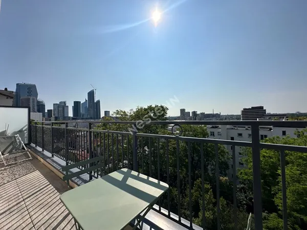 PUTEAUX: : DUPLEX 4P 3 chambres - dernier étage et vue panoramique sur Paris