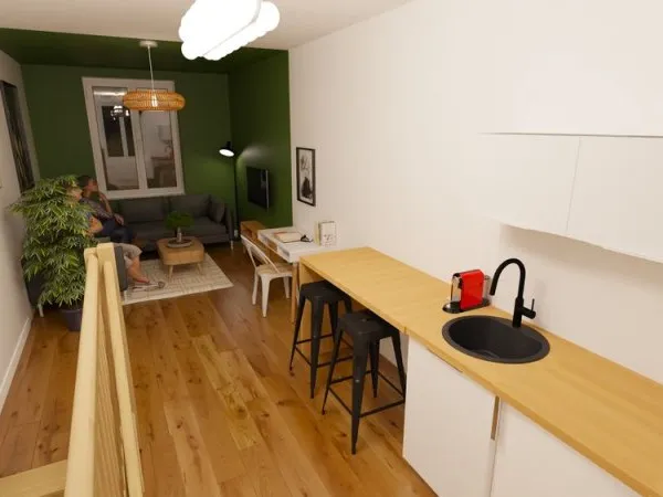 T2 duplex avec jardin ? produit rare à Tours