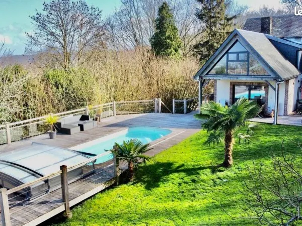 Maison de charme avec piscine proche HONFLEUR
