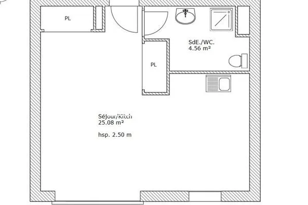 Appartement 1 pièce 30 m²