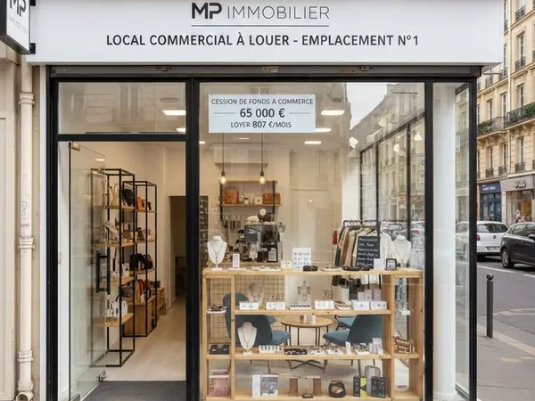 Local commercial 30 m² ARGENTEUIL