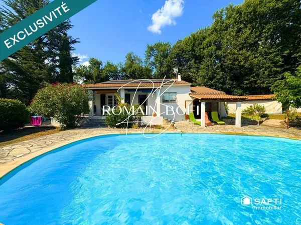Maison 4 pièces 117m2 sur 2473m2 de terrain avec piscine