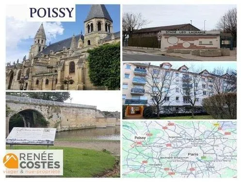 Vente en nue propriété - H73 ans - POISSY (78300)
