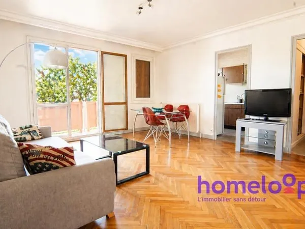 EXCLUSIVITE-Bron-rue Bourdan- GrandT2-50m²-Traversant-2 balcons-Garage-Cave