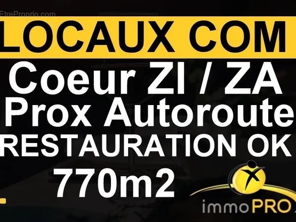 Commerce 700 m²
