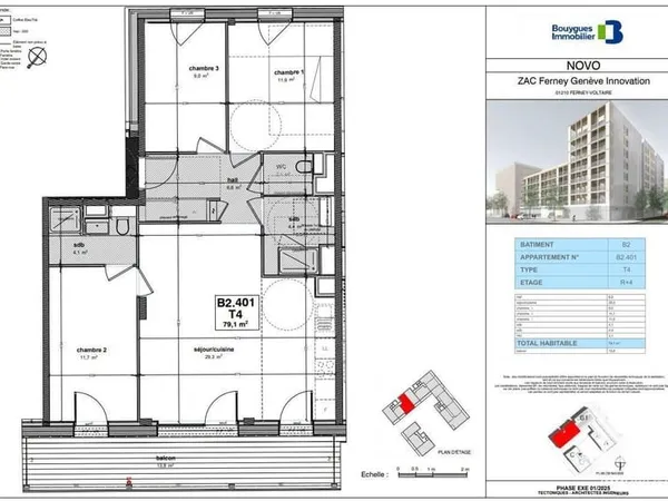 Vente Appartement 4 pièces
