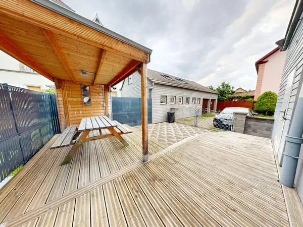 Appartement 2 pièces à louer en rez-de-chaussée à Colmar - Calme et confort avec une superbe terrass