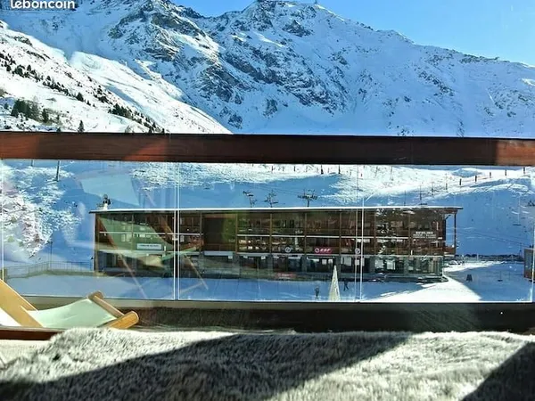 Studio skis aux pieds - Vue exceptionnelle plein sud Aiguille Rouge - Arcs 2000