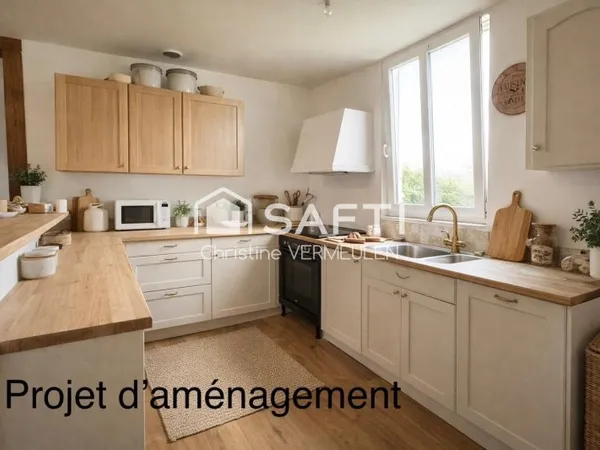 Maison familiale à rénover -125m2 - 4 chambres