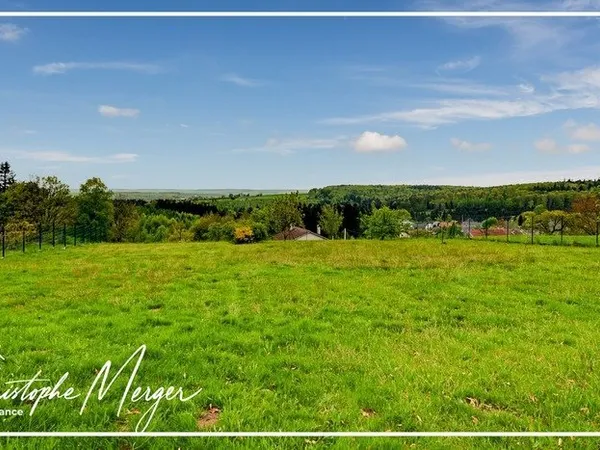 Terrain constructible à vendre 1 580 m² à La Valette (57) proche d'Abreschviller, clôturé, vue excep