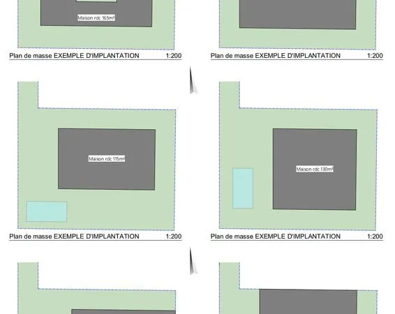 Terrain constructible 483 m² - centre-ville - libre constructeur