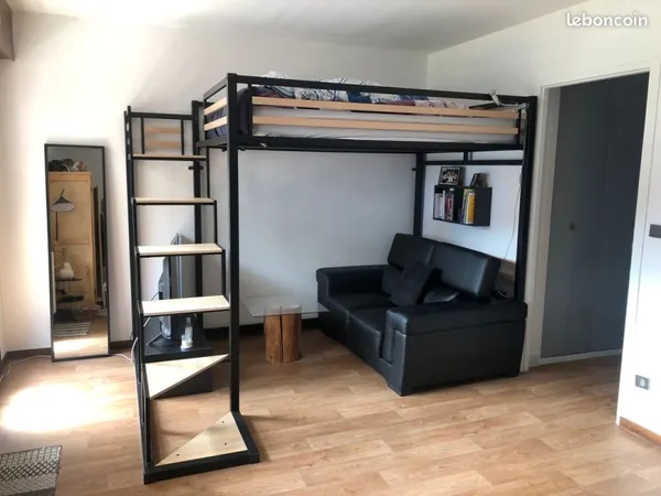 Studio meublé centre ville 33m2 plein sud