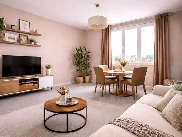 Appartement Les Pennes Mirabeau Cadeneaux 3 pièces de 57,80m2