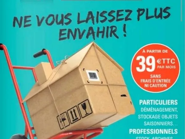 Box de stockage ganges garde meubles