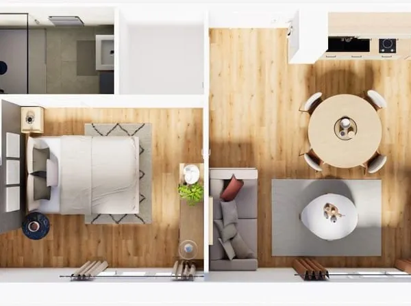 Appartement 2 pièces 34 m²
