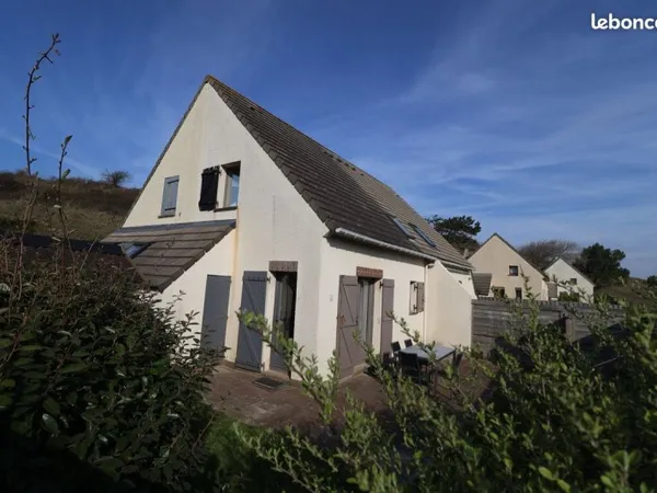 Dans la residence les cottages maison de 38.16 m² avec 2 ch et jardin a 2 pas de la plage du touquet