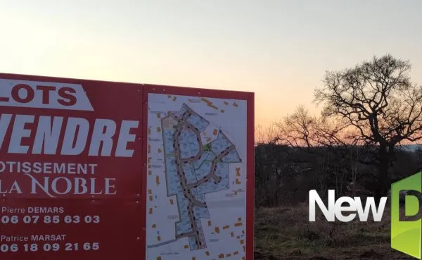 Terrain en lotissement 880 m²