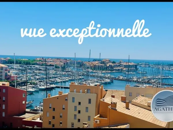 A VENDRE - CAP D AGDE - STUDIO VUE PORT