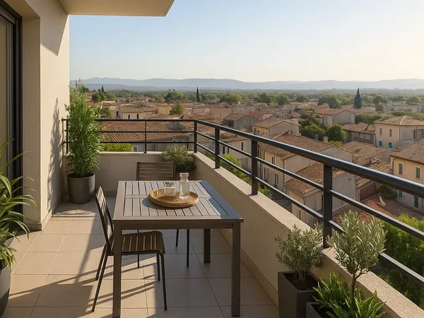 Magnifique T4 traversant avec grande terrasse