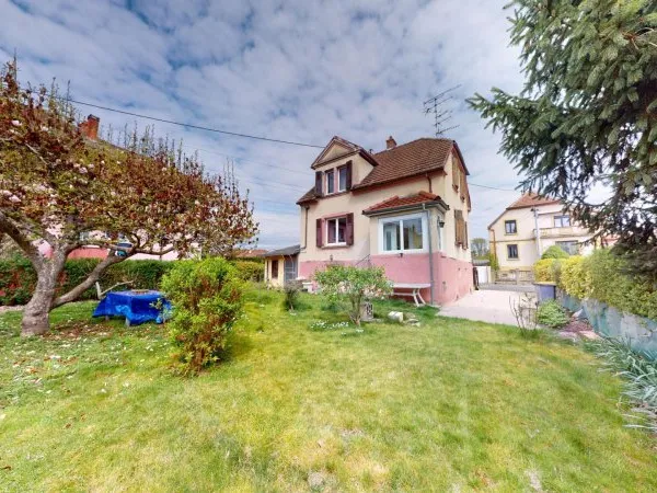 Maison 100m2 avec sous-sol aménagé jardin et garage - Quartier résidentiel calme à Lutterbach