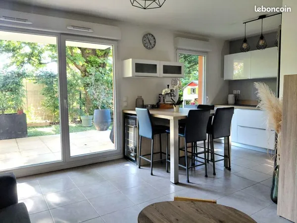 Appartement 3 pièces 61m² + 55m² de jardin Fontaines-sur-Saône