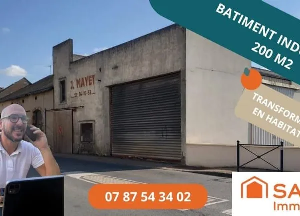BATIMENT INDUSTRIEL 200 M2