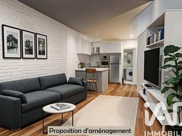 Studio 1 pièce 18 m²