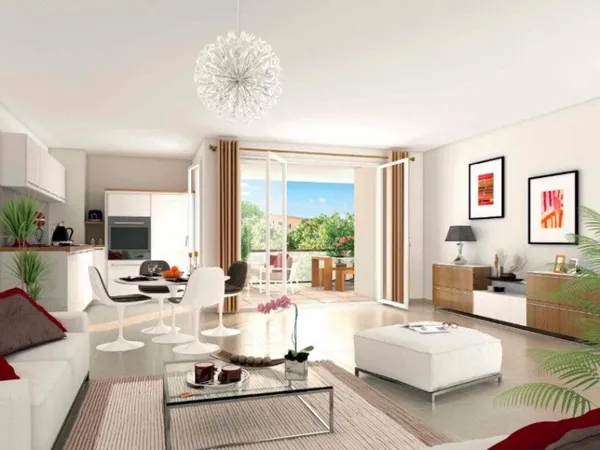 Appartement en frais réduits 2 pièces 40 m²