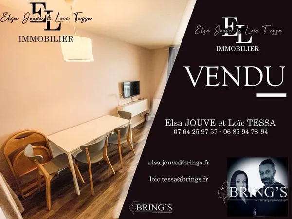Appartement 2 pièces 28 m²