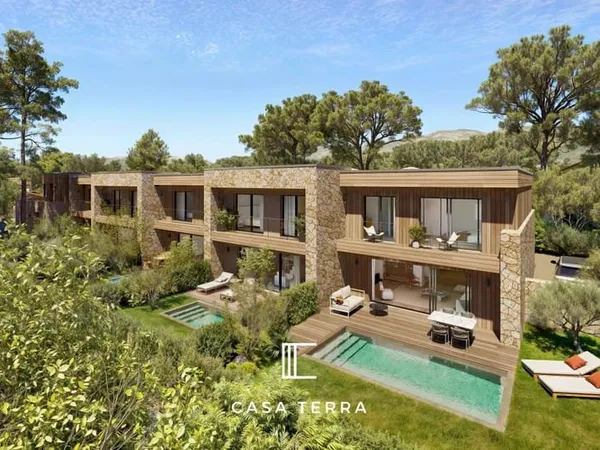 STRADA ROSSA - 5 villas avec piscine à 3 min de la plage / Cala Rossa