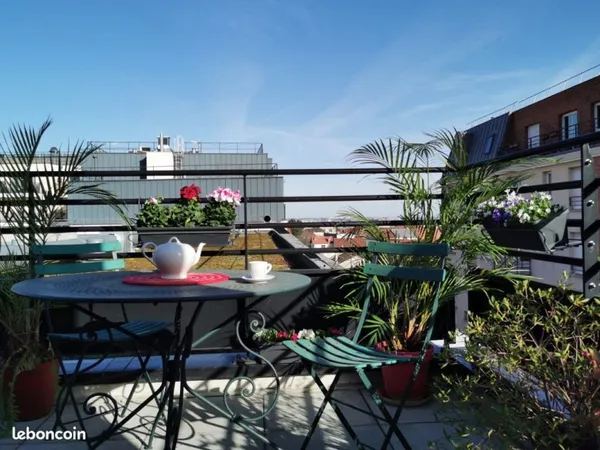 Appartement 3 pièces grande terrasse Villejuif