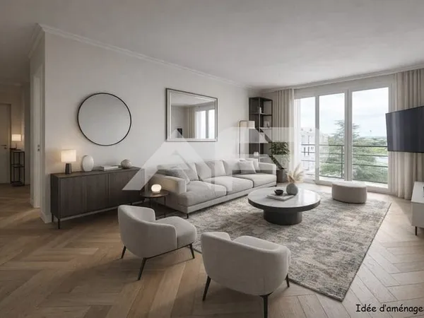 Appartement Chatou 3 pièce(s) 60 m2 - Dernier étage - Parking