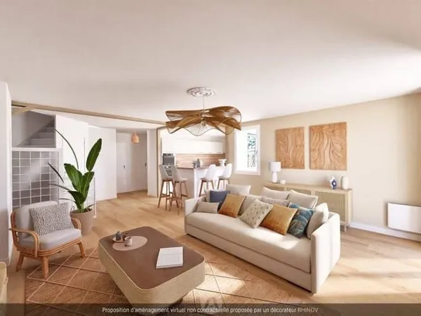 Triplex 4 pièces 100 m²