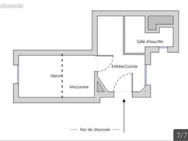 Studio meublé avec mezzanine - Paris 11e