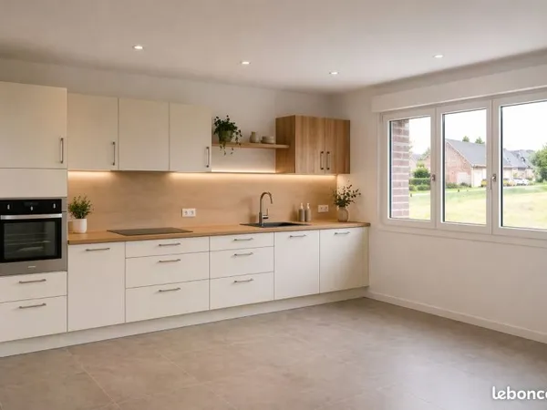 Plain pieds 2chambres renove