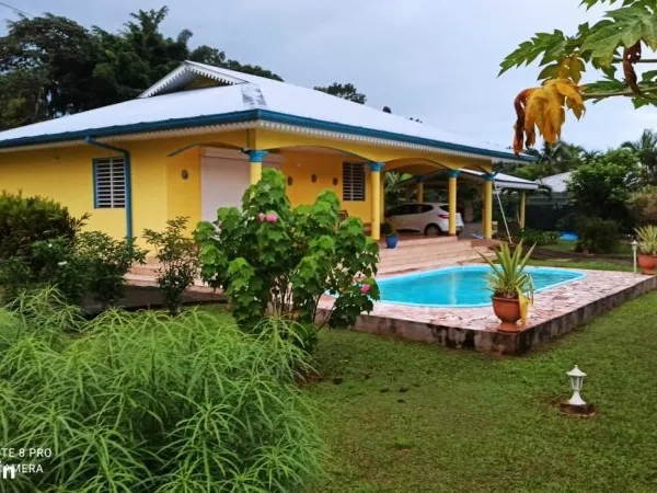 A louer - Villa T4 avec piscine à Paramana (Matoury), proche Cayenne et aéroport