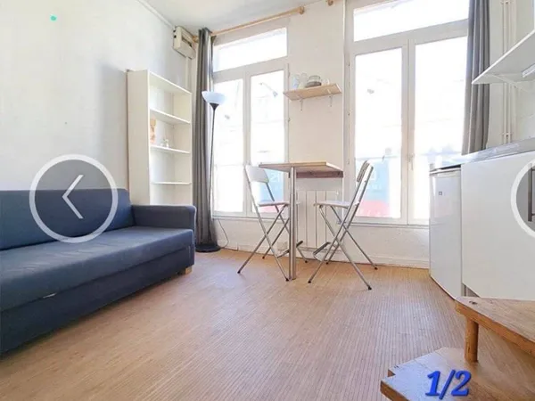 Studio 1 pièce 17 m²